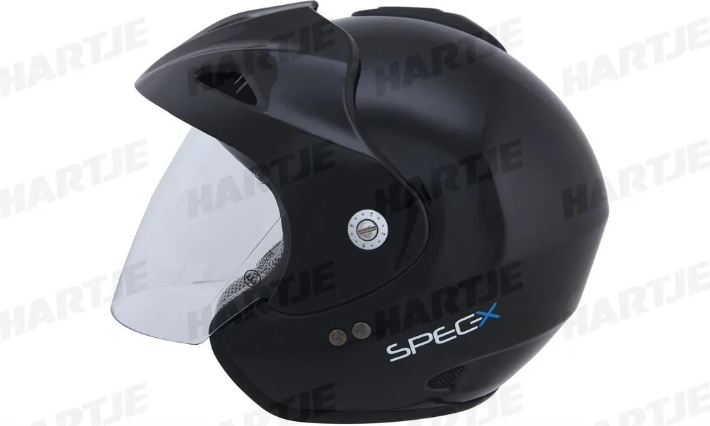 Casque jet SPEC-X SX-23.01 : confort hera et visière panoramique intégrée