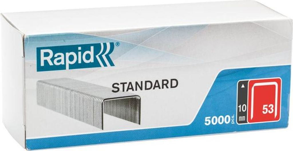 Isaberg Rapid Heftklammer Standard 53 / 10 L 004 Pack = 5000 Stück Isaberg Typ 53 standard - 40108659