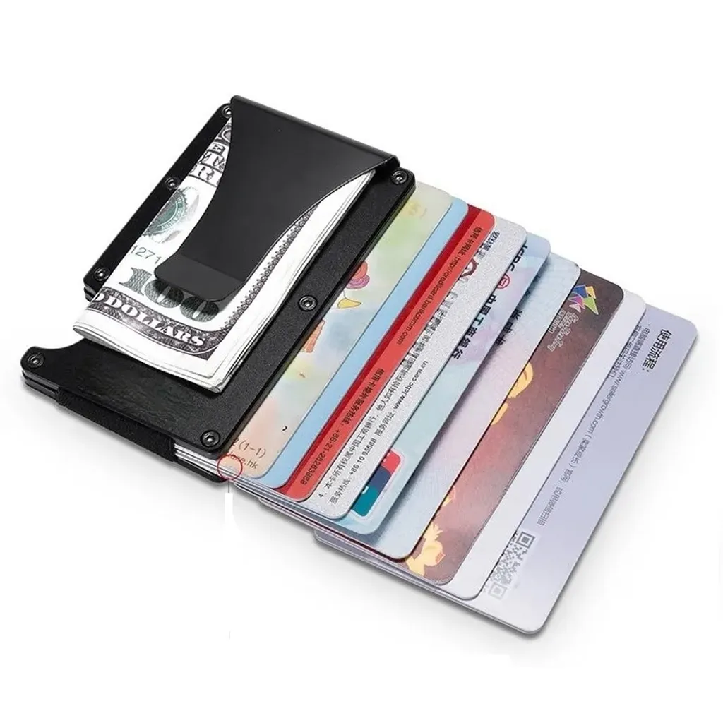 FANTAZIO Multi porta carte di credito Unicorn Rain Walllet
