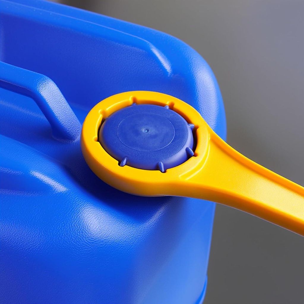 Set aus 3 Jerrycan-Deckeln für DIN 41, DIN 51 und DIN 61 - geeignet für 5, 10, 20, 25 und 30 Liter Jerrycans mit Hahn