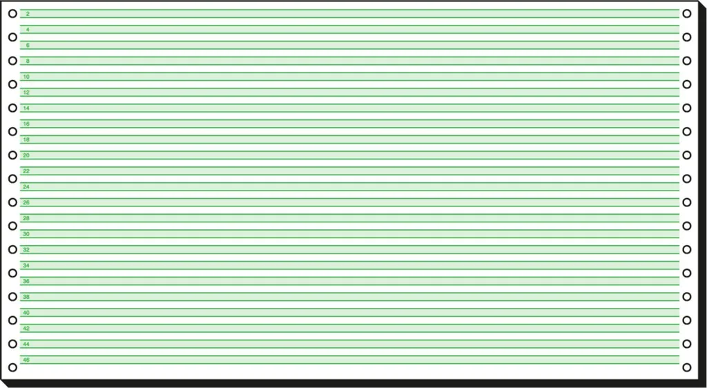 Sigel Papier Listing Informatique Continu 375 mm x 8 Pouces Blanc