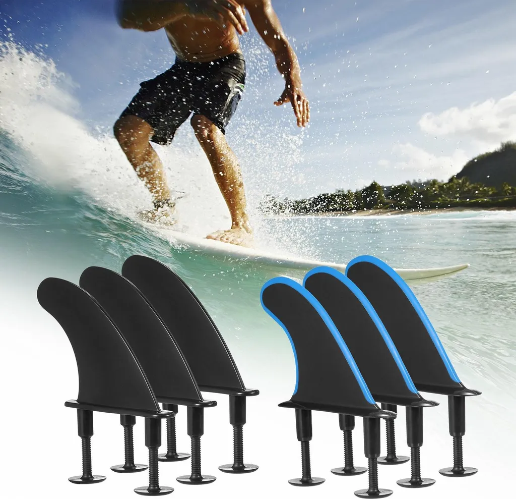 Dérives de surf souples 4,5 pouces pour longboard et planches de surf soft - 2