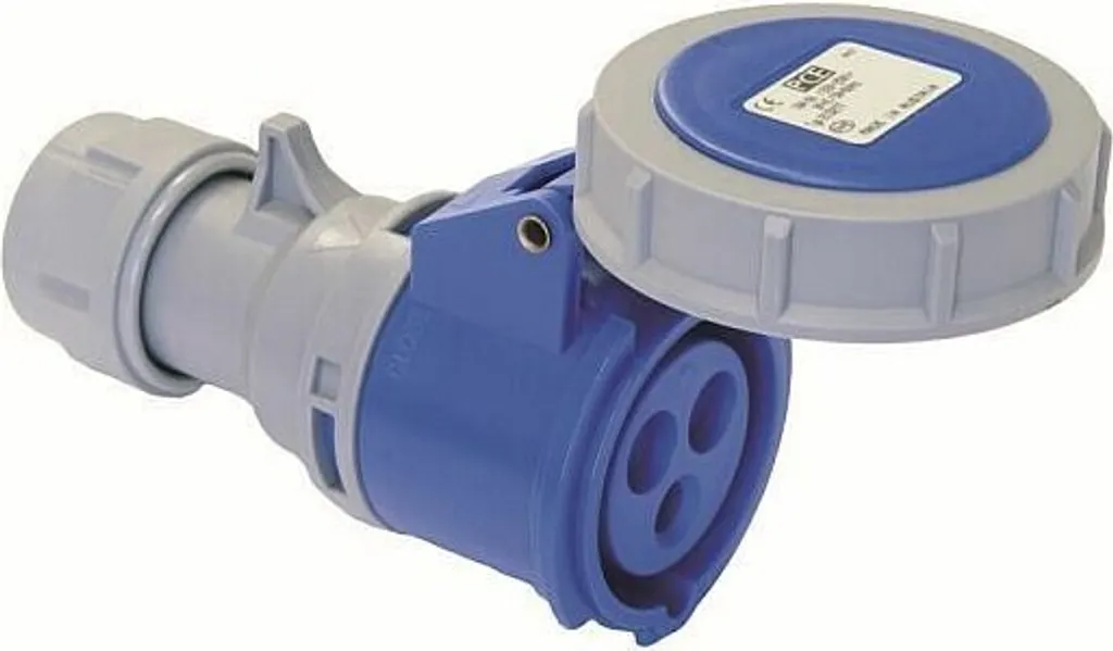 Connecteur de Chantier PCE 16A IP67 pour Milieux Humides et Difficiles
