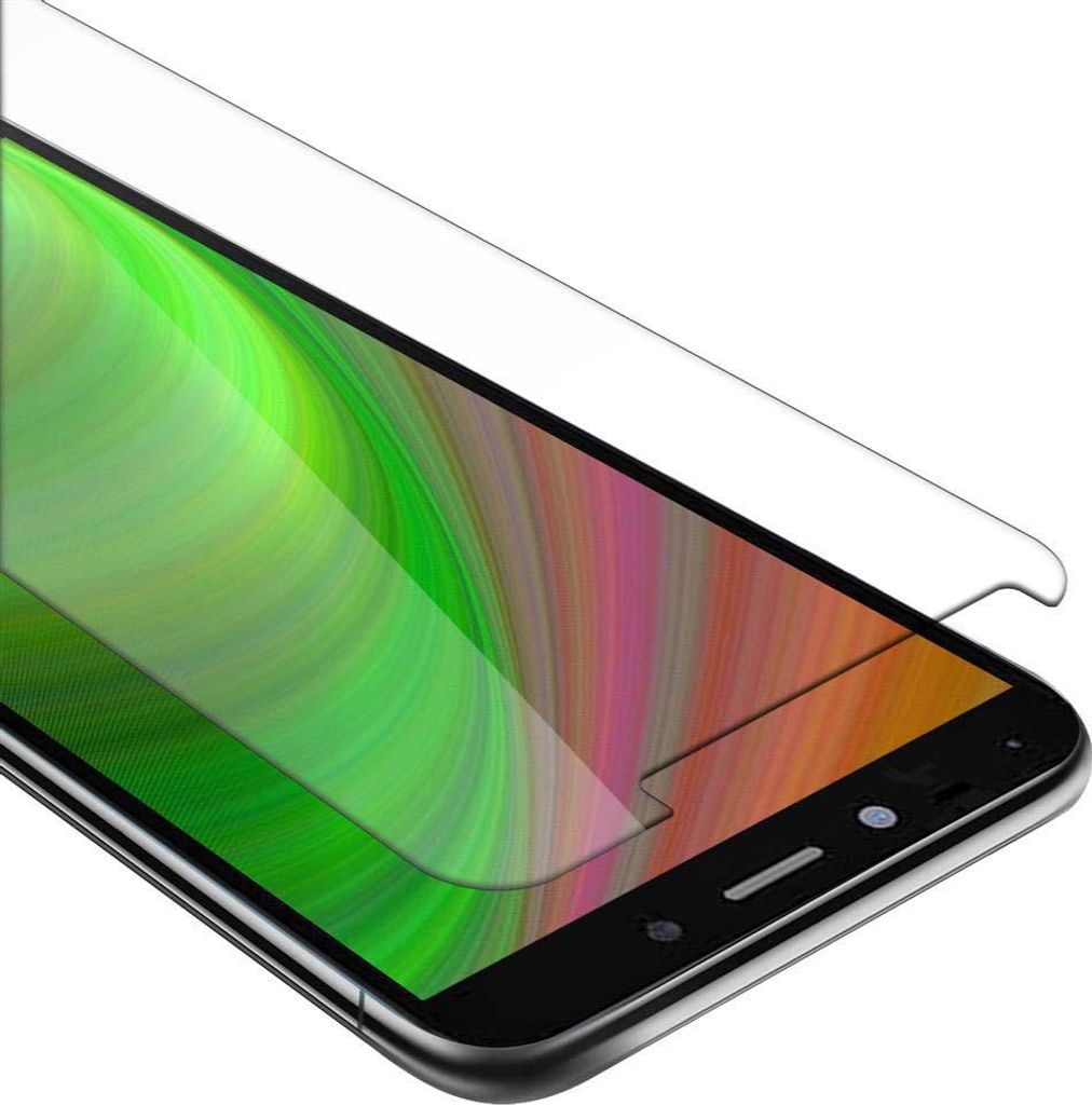 Cadorabo Panzer Folie für LG K20 Schutzfolie in Transparent Gehärtetes Tempered Display-Schutzglas