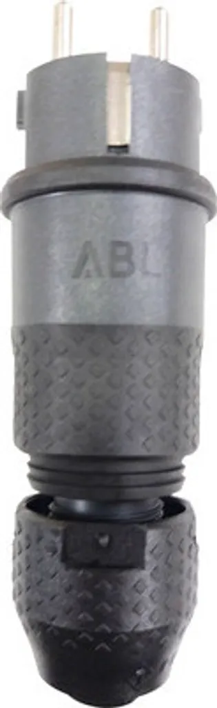 Spina Schuko ABL 100000068 Professionale IP54 - Elamid-2K Nero