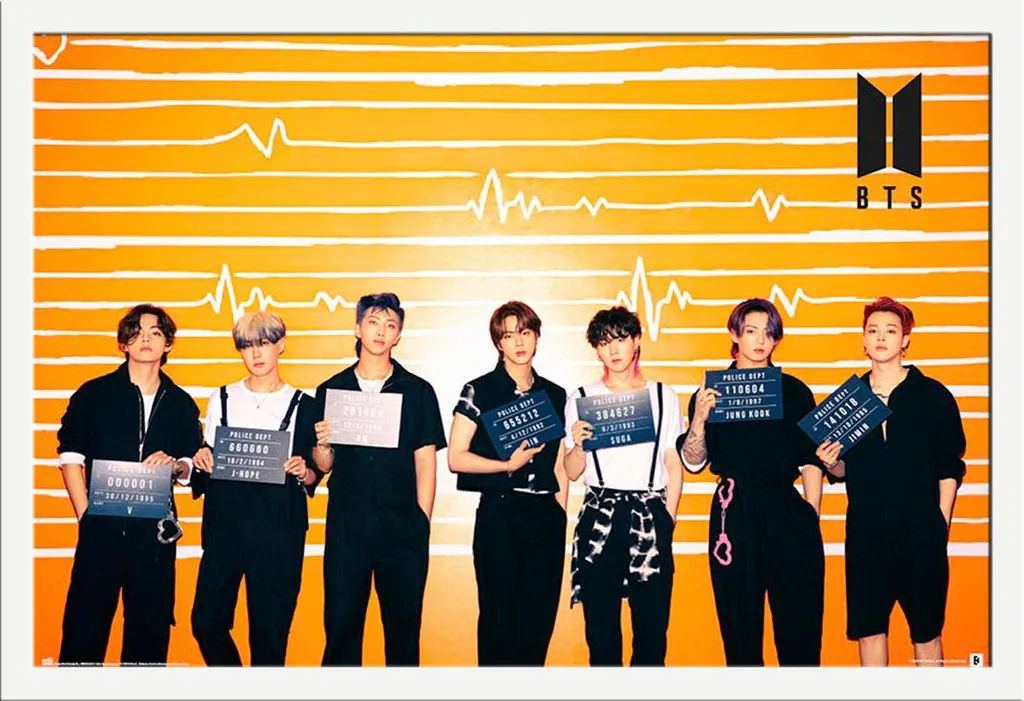 Kit Poster BTS + Cornice Shinsuke Bianco 61x91,5 - Offerta Completa