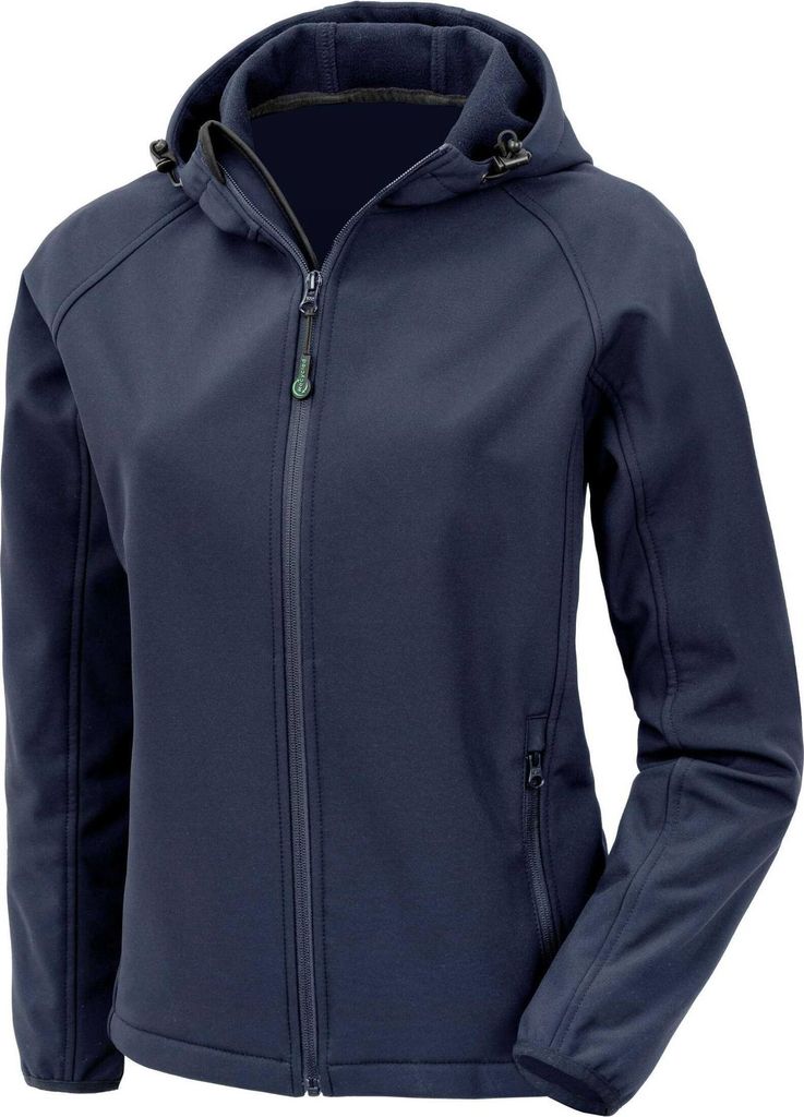 Result Recycled - Softshelljacke für Damen, Zum Bedrucken, 3 Lagen BC7230 (S) (Marine)