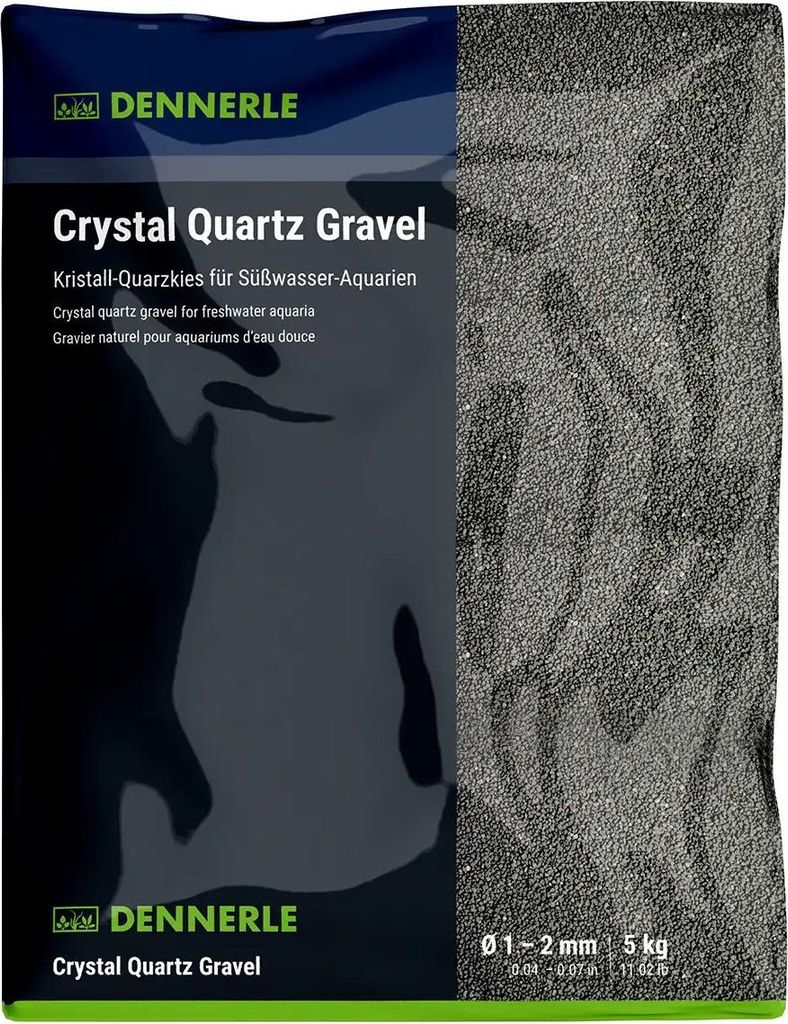 Dennerle Kristall-Quarzkies diamantschwarz, 5 kg Produktbild 