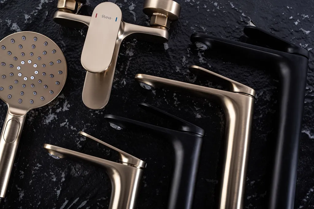 Rubinetto da Lavabo Rea Marco Black Low - 5