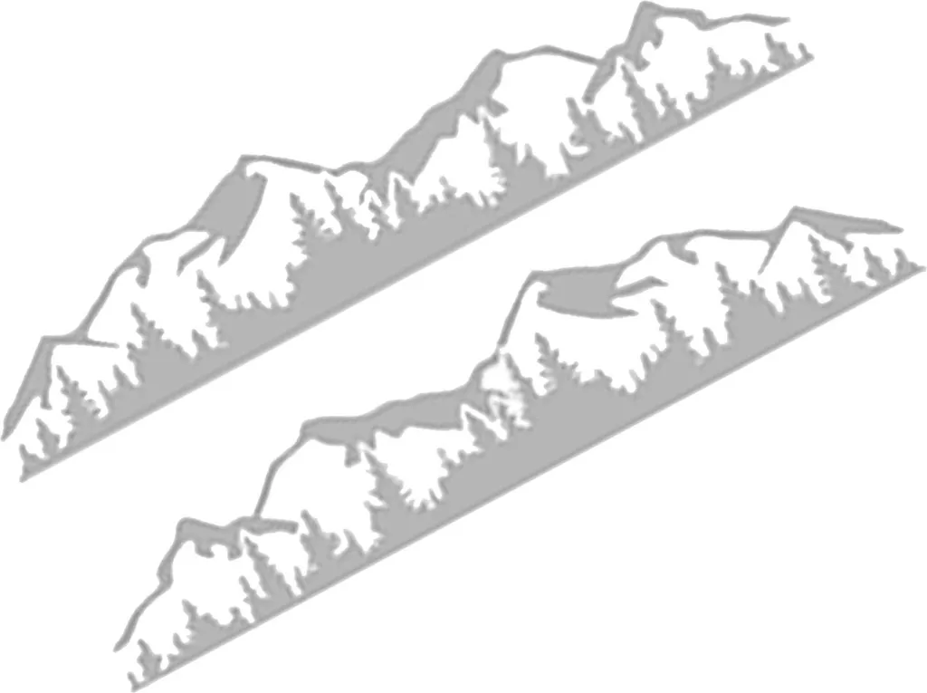 Decalcomanie Grafiche Bosco per Yacht e Camper - 2 Pezzi Bianchi UV - 4