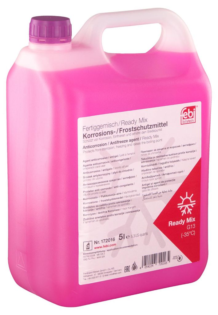 FEBI BILSTEIN 172016 Kühlmittel-Frostschutz - 5L Kanister Produktbild 