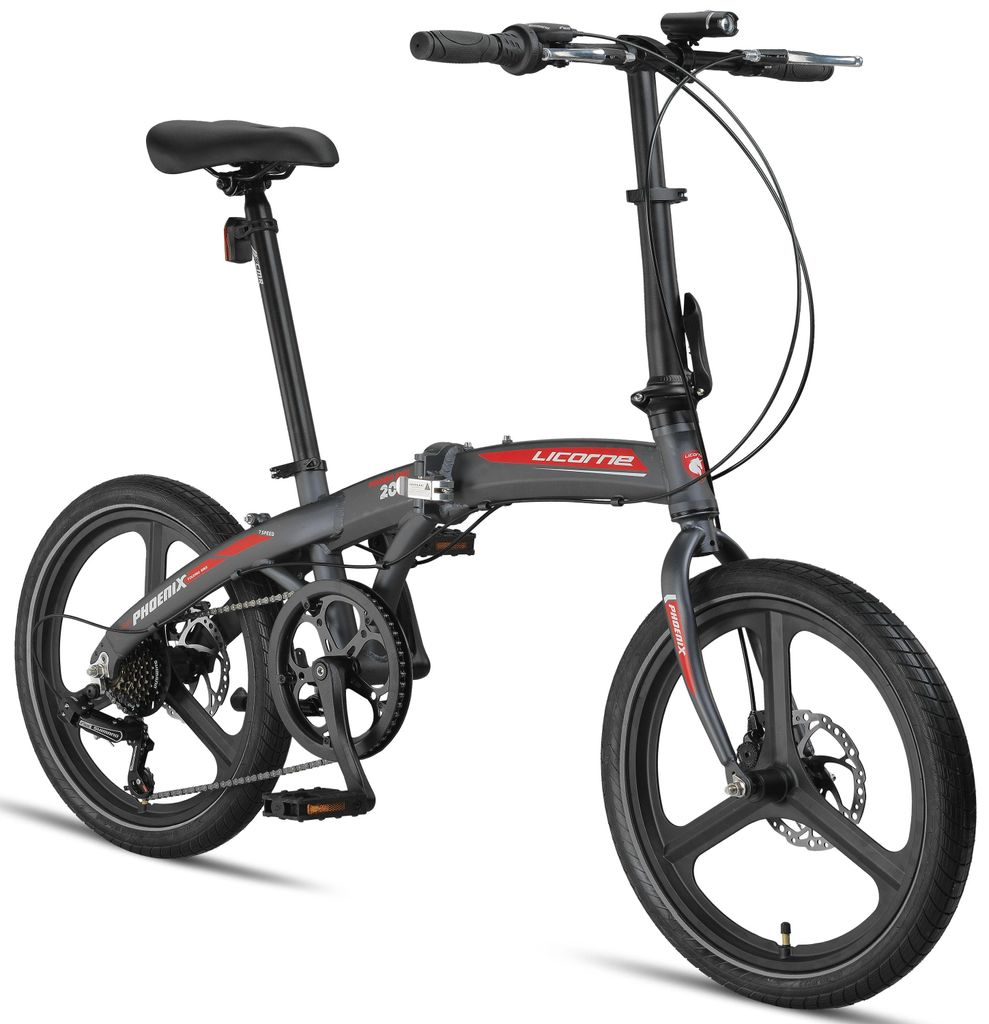 Licorne Bike Phoenix 2D Cross 20 Zoll Aluminium Faltrad Produktbild 