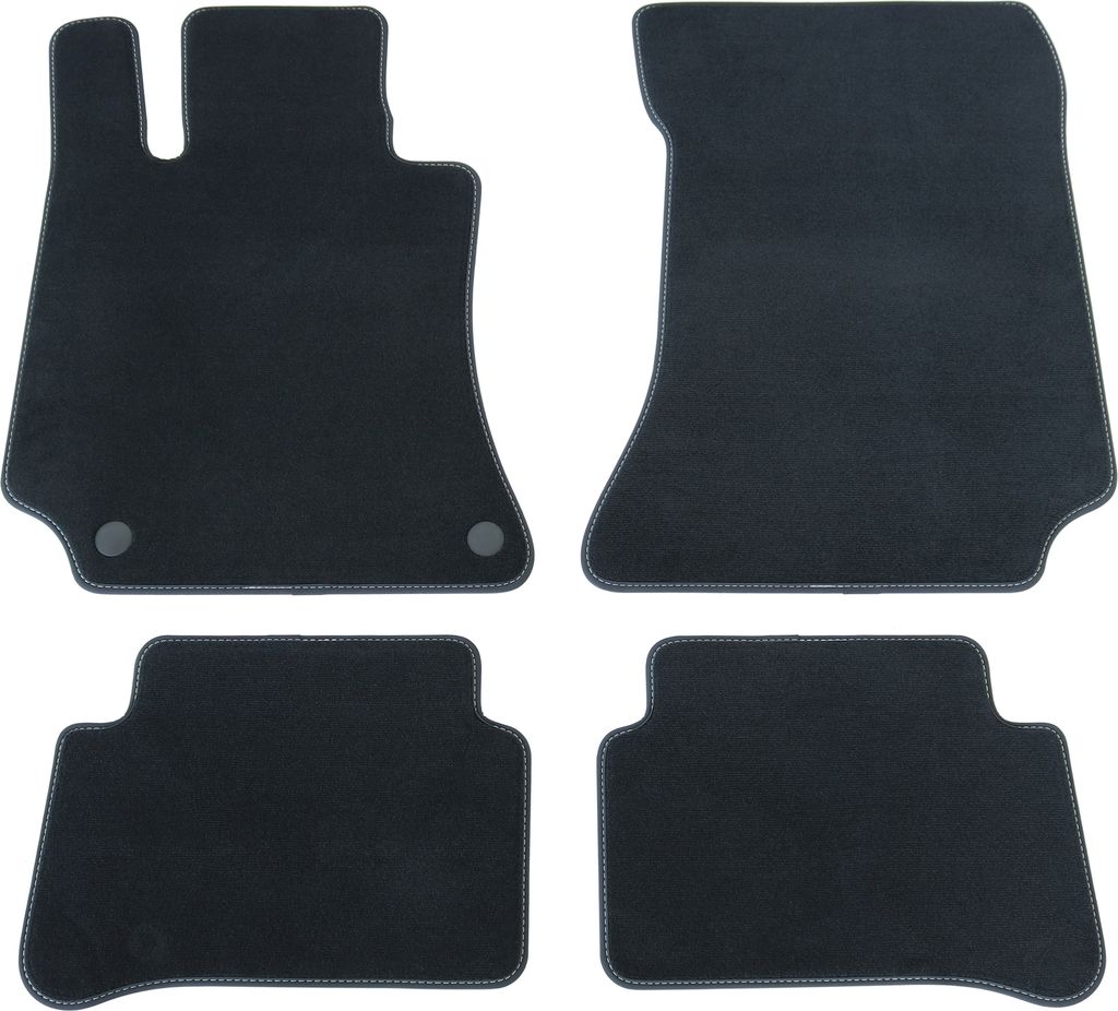 AD Tuning Premium Velour Fußmatten Set für Mercedes E-Klasse W212 + S212 T