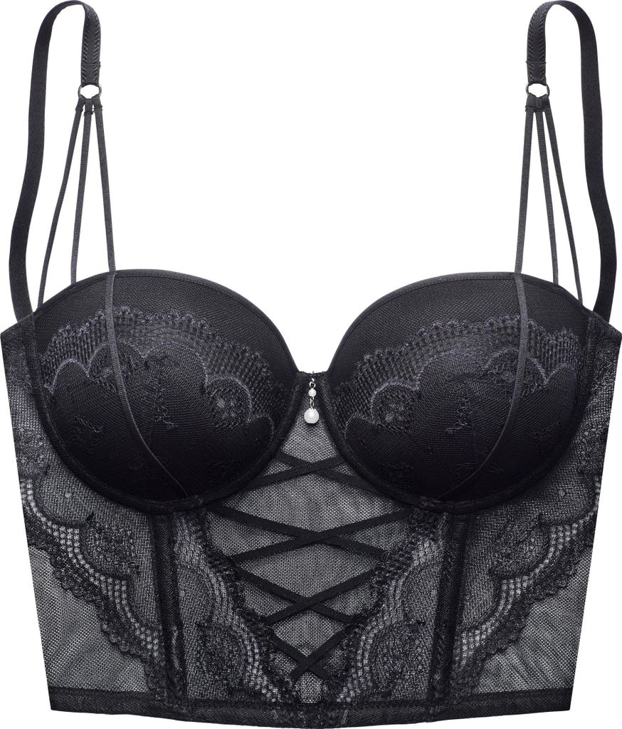 LASCANA Corsage schwarz Größe 75 Cup B