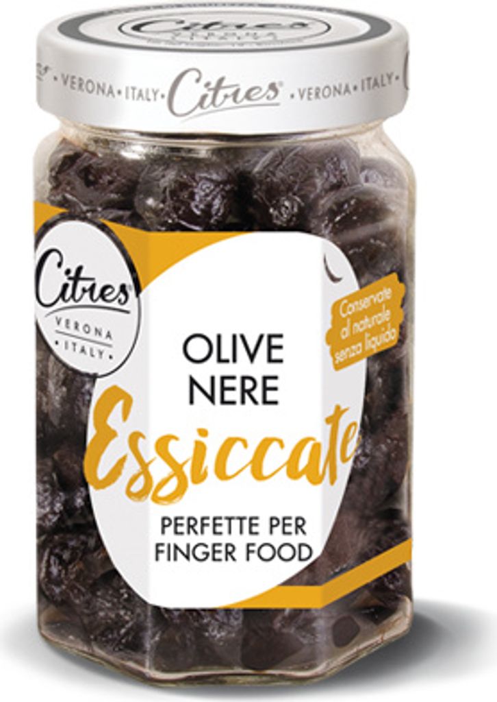 Schwarze Olive Nere Essiccate 190g - Citres