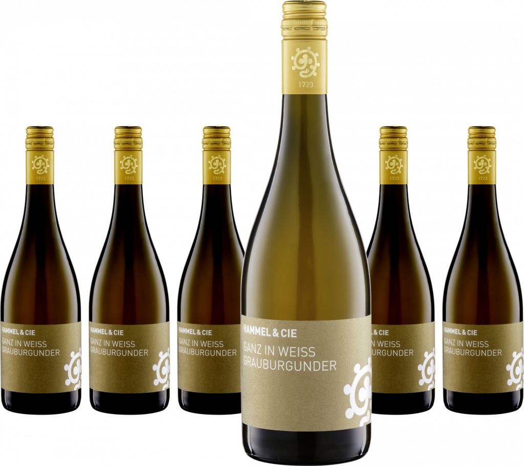 6 x Weingut Hammel Grauburgunder Ganz in Weiss trocken