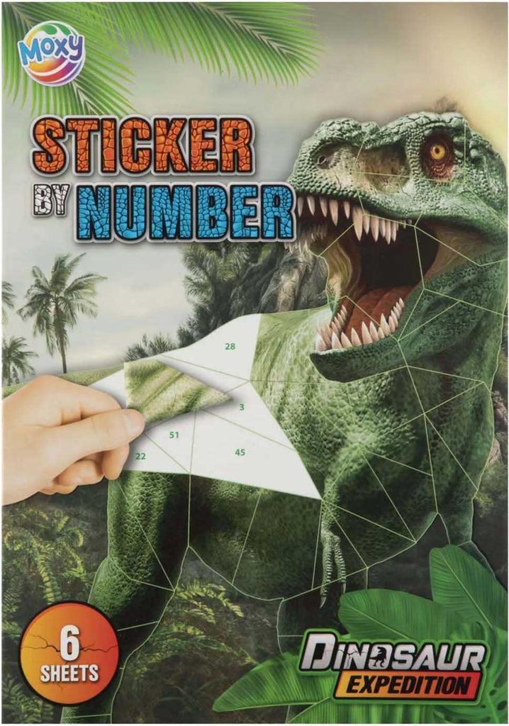 Dinosaurier Expedition Puzzle-Sticker-Set Immagine del prodotto 