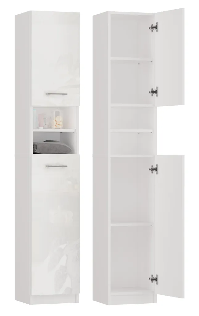 Armoire JANNO pour ranger vos cosmétiques en salle de bain étroite