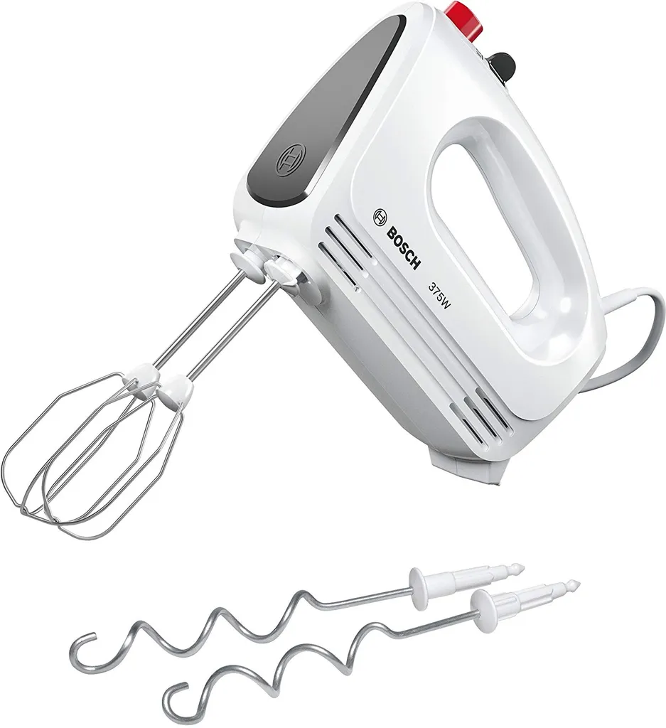 Bosch | Miscelatore manuale | MFQ22100 CleverMixx | Miscelatore manuale | 375 W | Numero di velocità 4 | Modalità Turbo | Bianco/grigio scuro