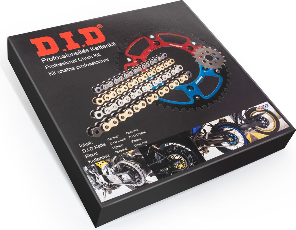 DID Kit Stahl Kompatibel mit DUCATI 851 SP 91-91/900 FE 98-98/900 ... 15-37-098 DID520VX3 Endlos