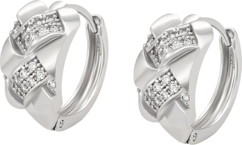 joella damen ohrringe - silber, one size