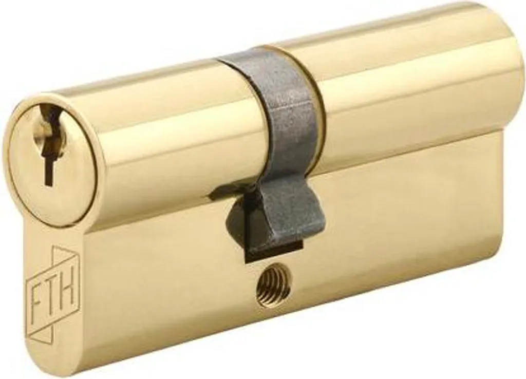 Cylindre de serrure pour porte d'entrée FTH 30x40 mm avec 3 clés FTH