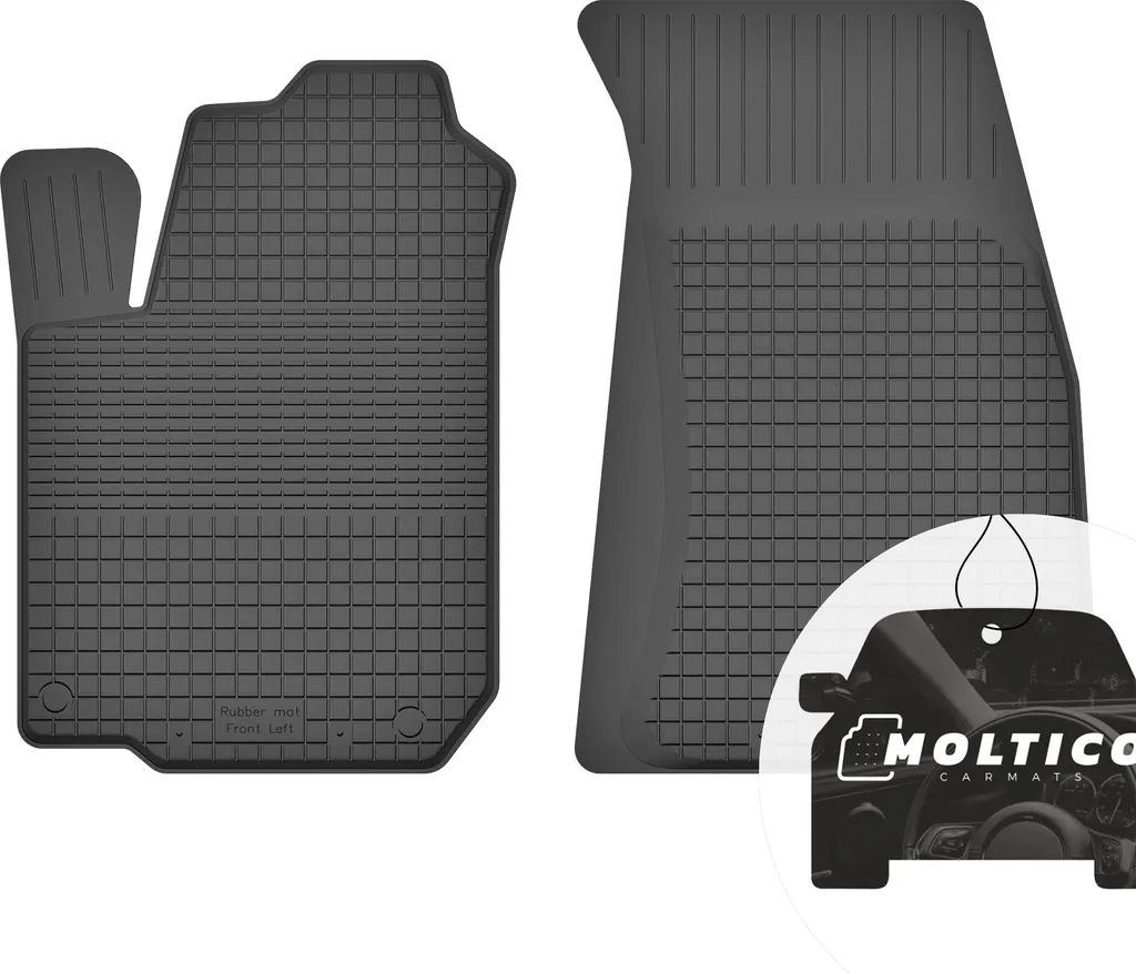 Set 2 Tappetini Gomma Su Misura Mitsubishi Lancer VII 1995-2003