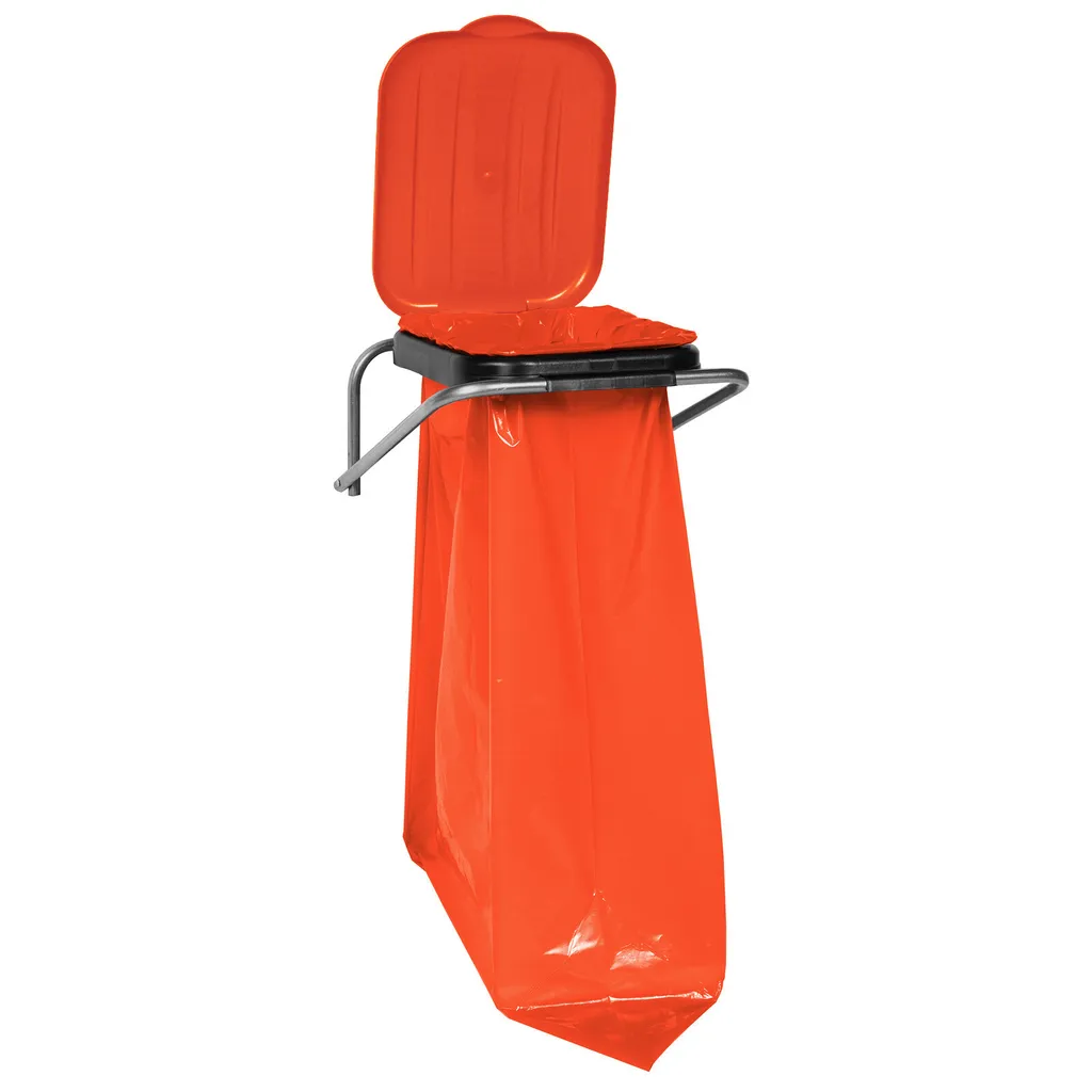 Reggisacco a Muro 120L Rosso - Soluzione Economica Differenziata