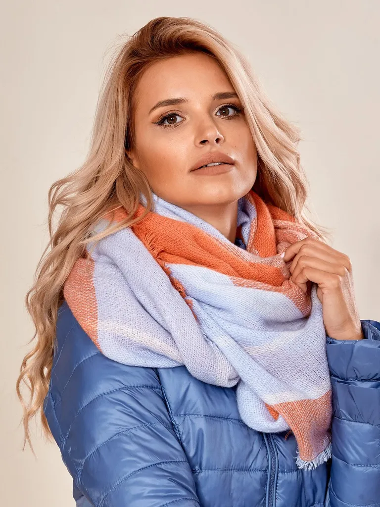 Sciarpa Donna Arancione Culla Lana Universale | Accessori Chic Inverno - 2