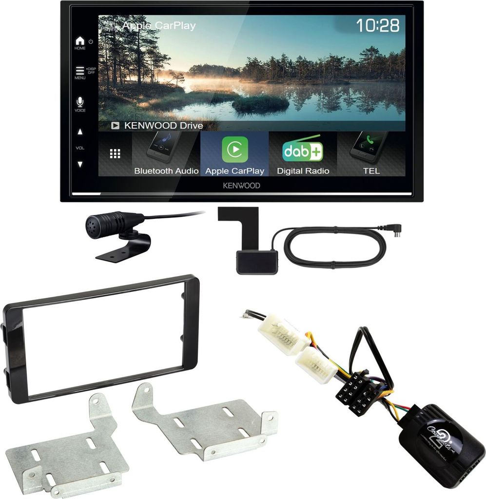 Kenwood DMX7722DABS Android Auto CarPlay Einbauset für Mitsubishi ASX ab 2015