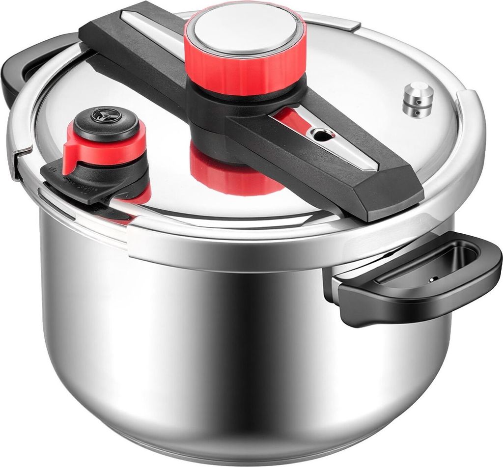 Schnellkochtopf, 9 l Schnellkochtopf aus Edelstahl, Produktbild 