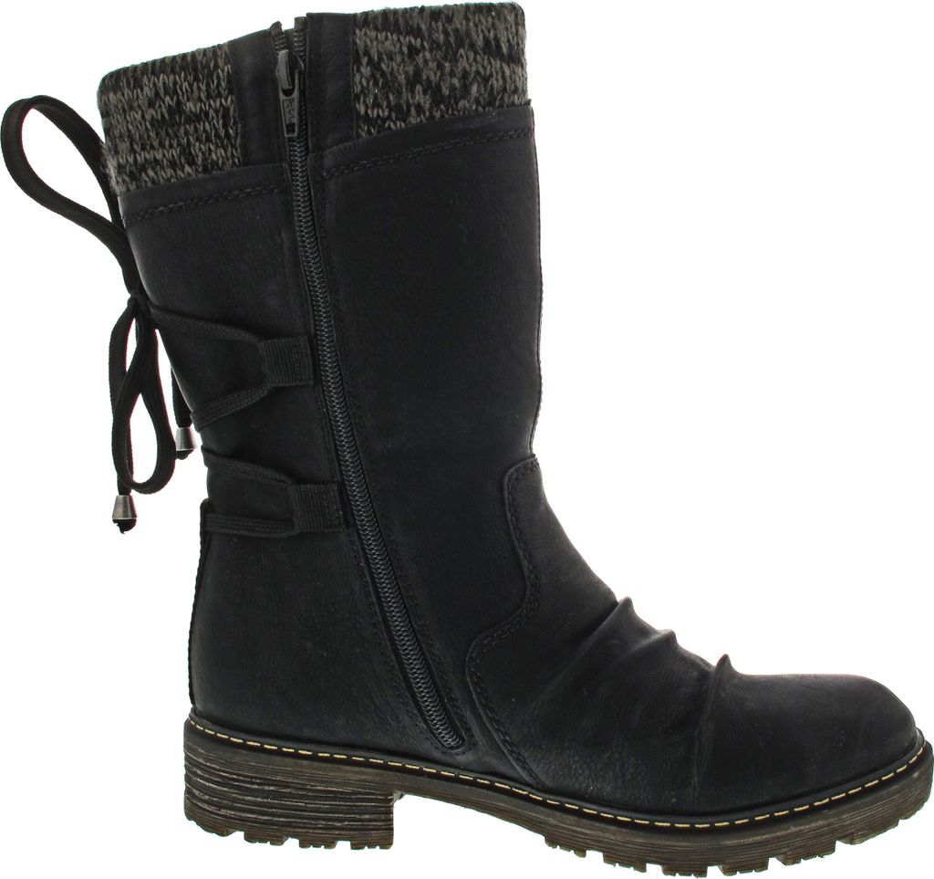 Rieker Damen Stiefelette Boot Z4773 Schwarz Größe 40 EU