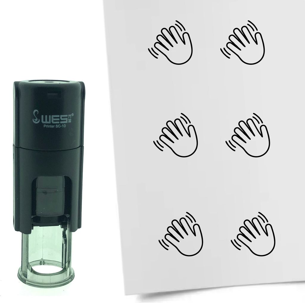 CombiCraft Selbstfärbender Stempel 'Winken' in der Farbe Produktbild 