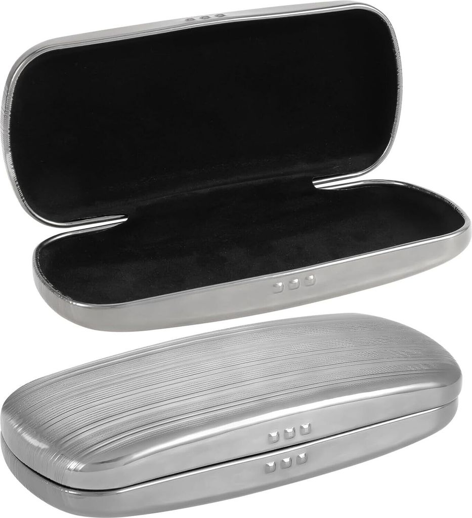 Brillenetui Hardcase, Aluminium Brillen Etui Hart, Metall Produktbild 
