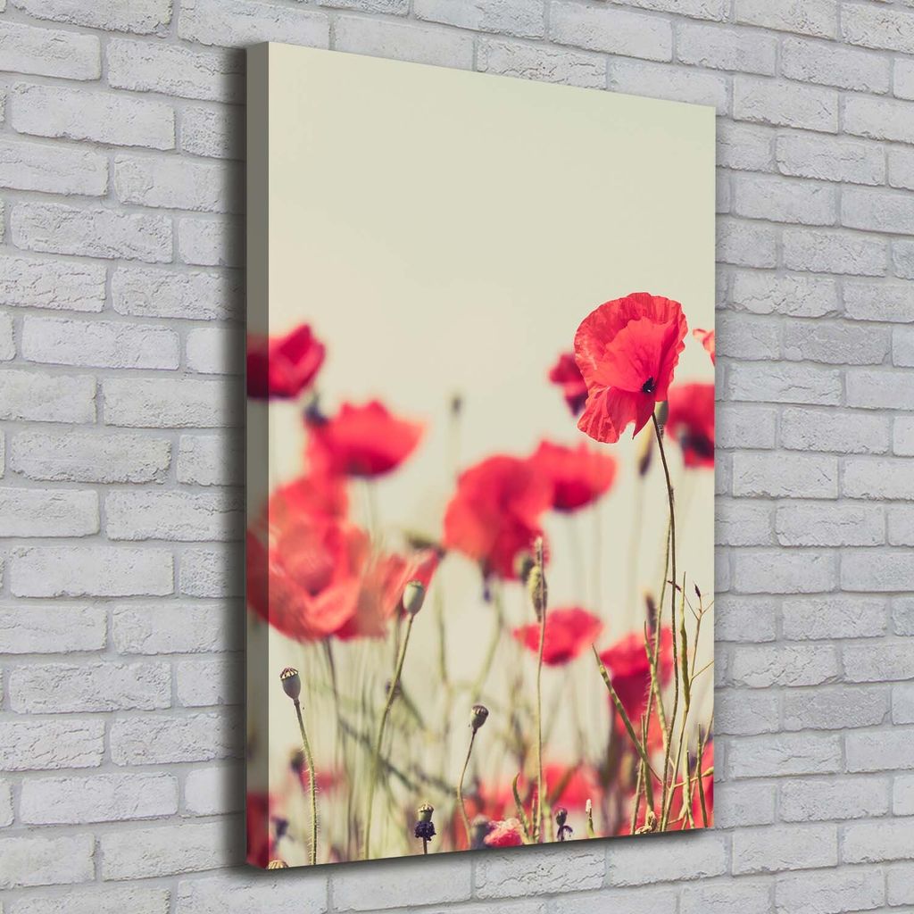 Tulup Leinwandbild - 70x100cm - Wandkunst - Drucke auf Leinwand - Leinwanddruck - Wohnzimmer Wanddekoration XXL - Wohnung Deko Kunstdrucke - Blum...