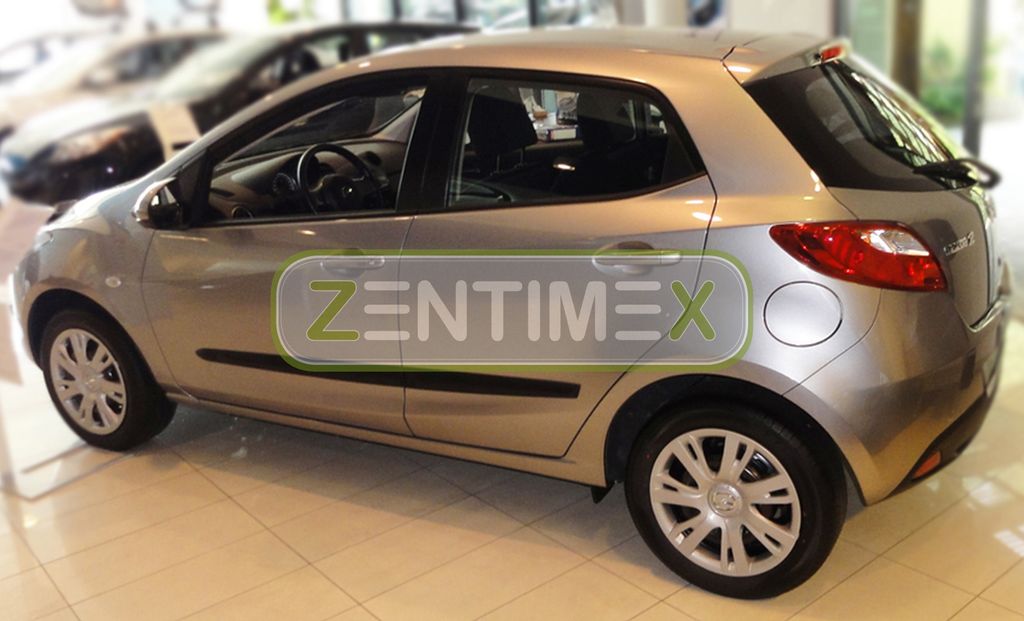 Schutzleisten kompatibel mit Mazda 2 Facelift 2010- Schrägheck Hatchback 5-türer