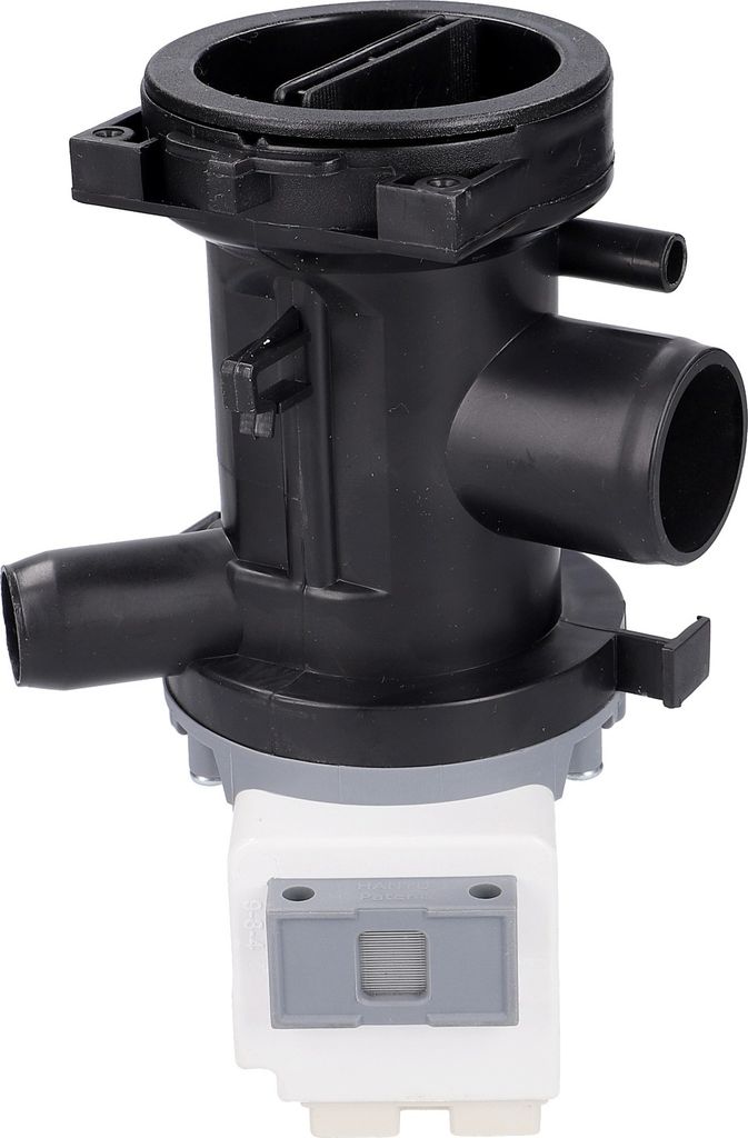 EUROPART Ablaufpumpe 10093518 für Waschmaschine | Abpumpen, Abwasserpumpe, Auslasspumpe, Entleerungspumpe, Ablaufpumpeneinheit
