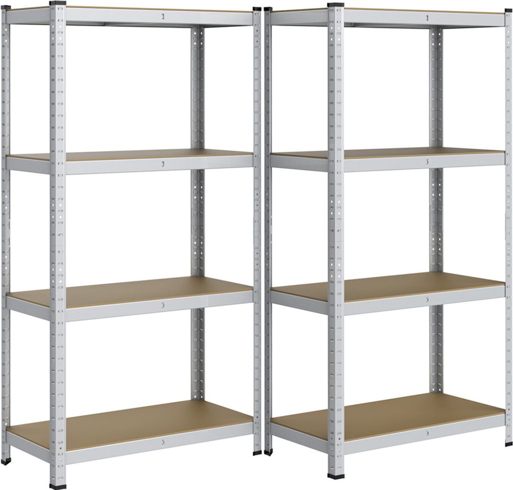 Yaheetech Schwerlastregal 2er Set, Lagerregal 160x80x40cm, Produktbild 