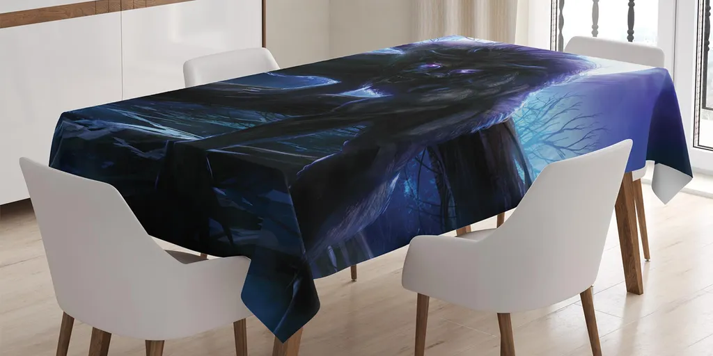 Acquista Tovaglia ABAKUHAUS Lupo Mannaro 140x170cm - Offerta Casa