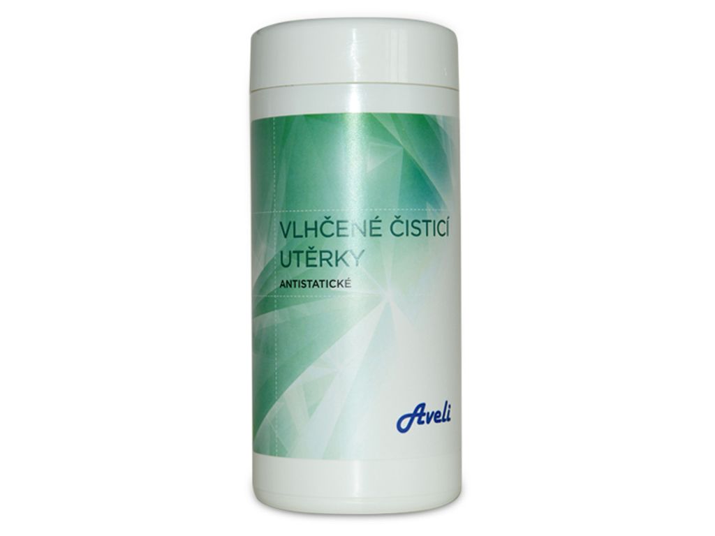 AVELI čistící vlhčené utěrky, na monitory dóza Obrázek produktu 