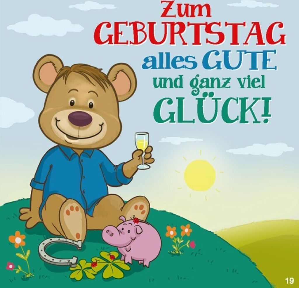 Geburtstagskarte mit Musik-Zum Geburtstag alles Gute und ganz viel