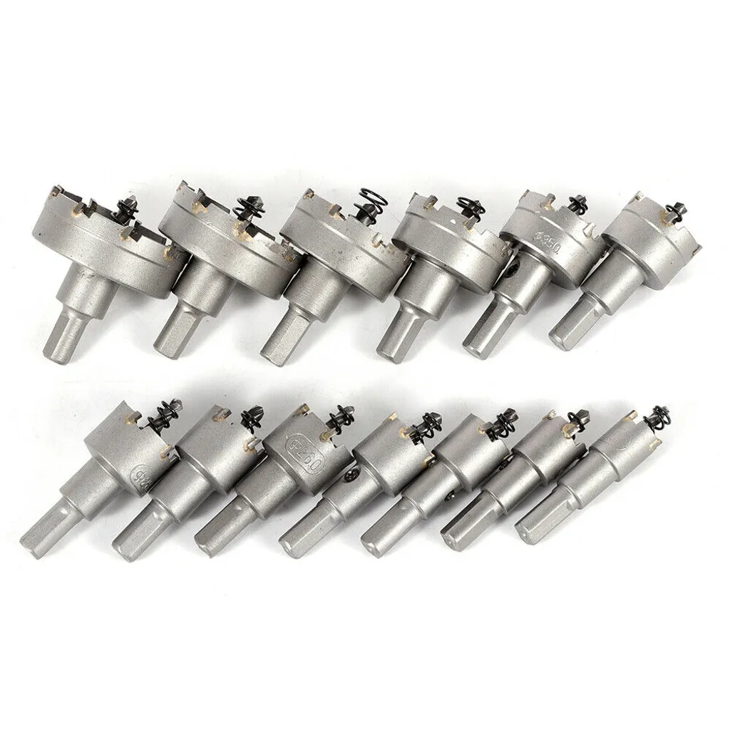 Scie cloche carbure 16-53mm pour acier inoxydable et tôles HSS