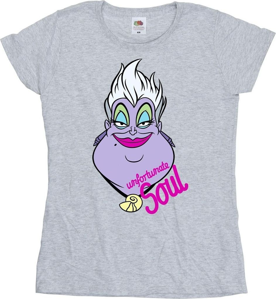 Disney - "Unfortunate Soul" T-Shirt für Damen BI44576 (L) (Grau)