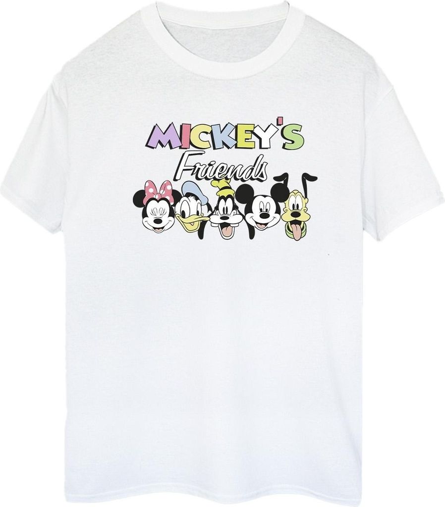 Disney - "Mickey Mouse and Friends" T-Shirt für Damen BI38309 (XL) (Weiß)
