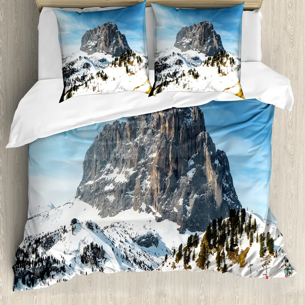 Housse de couette pour personnes allergiques 200x200 cm paysage