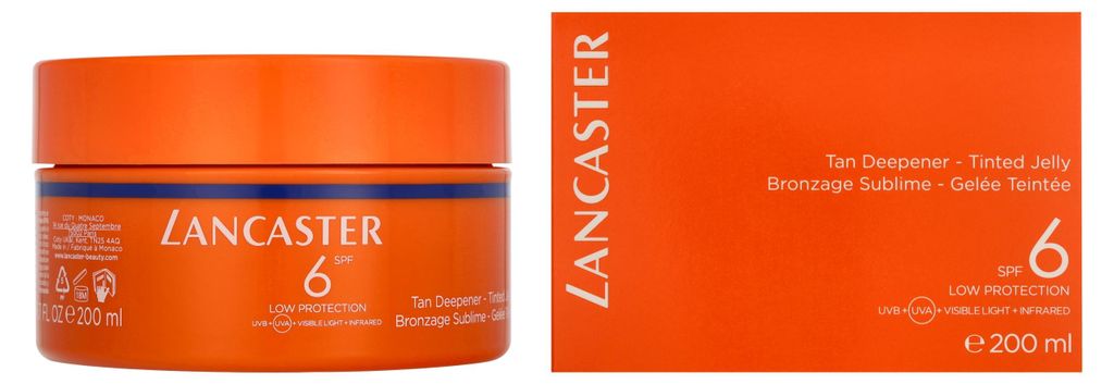Lancaster Sun Beauty, Sonnenschutzgel, Körper, Topf, Produktbild 