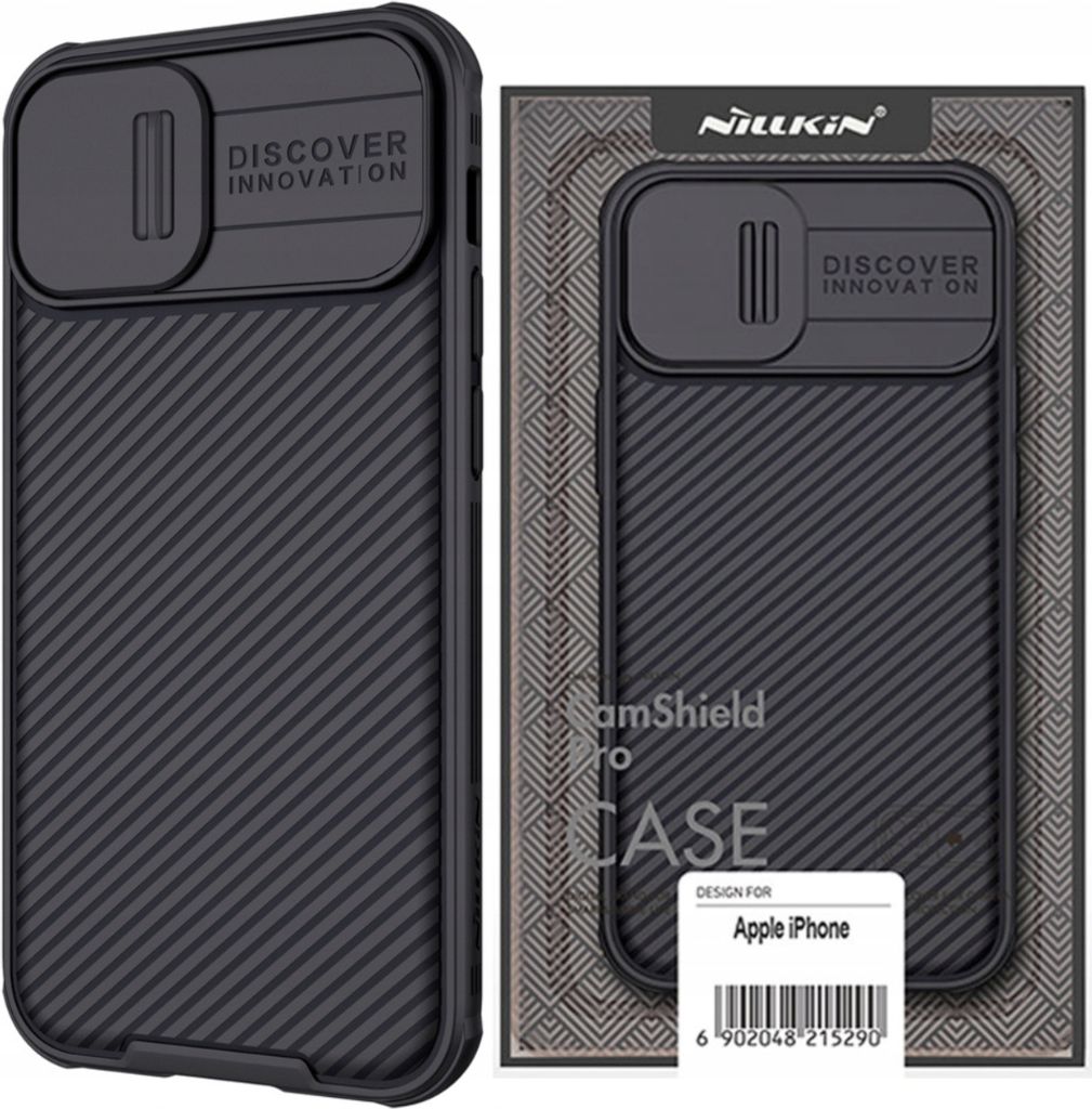 Nillkin Fall Kamerahülle für Iphone 14+ Schwarz Produktbild 