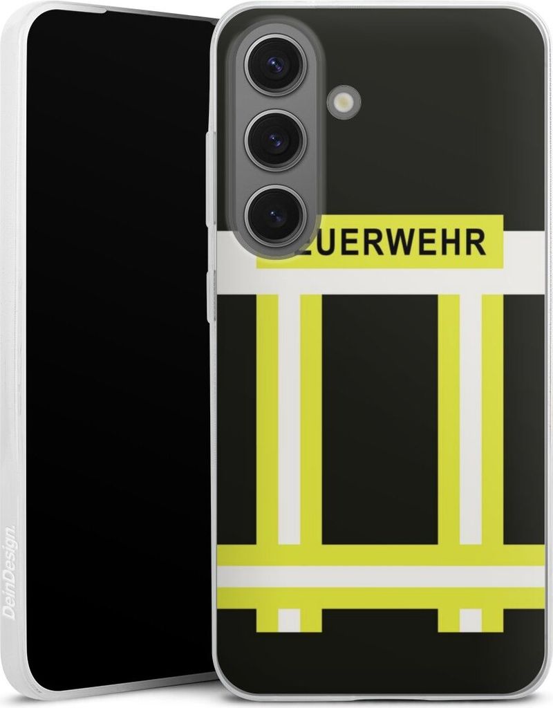 DeinDesign Slim Hülle für Samsung Galaxy S25 Silikon Case Ultra Dünn Handyhülle Beruf Feuerwehr Feuerwehrmann