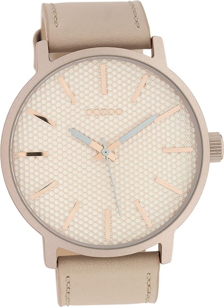 Oozoo Leder Damen Uhr Analog Quarzuhr Armband rosa Timepieces D2UOC10037