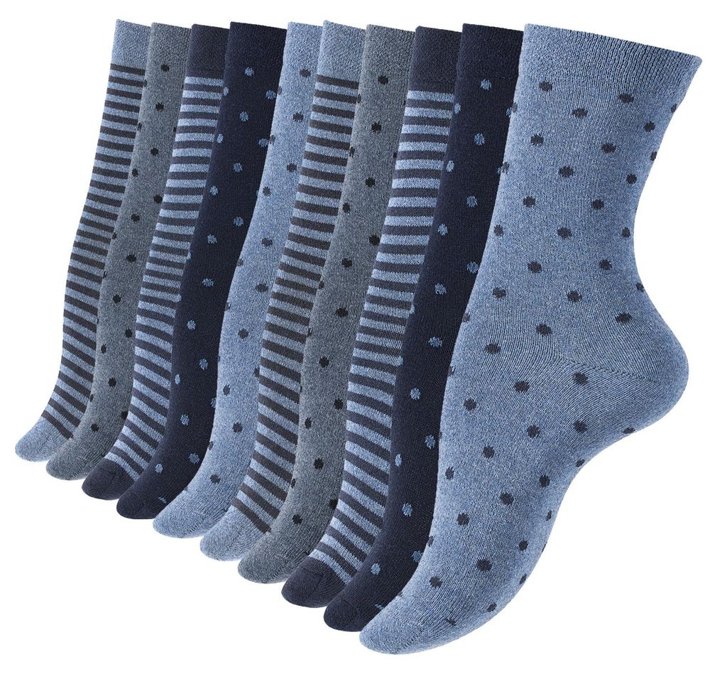 Vincent Creation® 10 Paar Bunte Socken Damen Socken Produktbild 